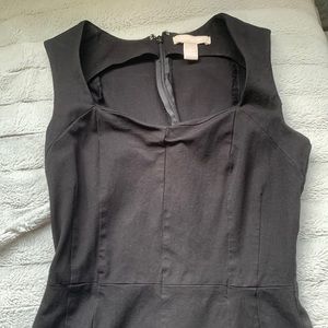 Banana Republic black fitted dress. Size 6.